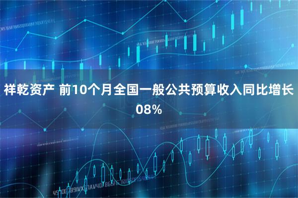 祥乾资产 前10个月全国一般公共预算收入同比增长08%