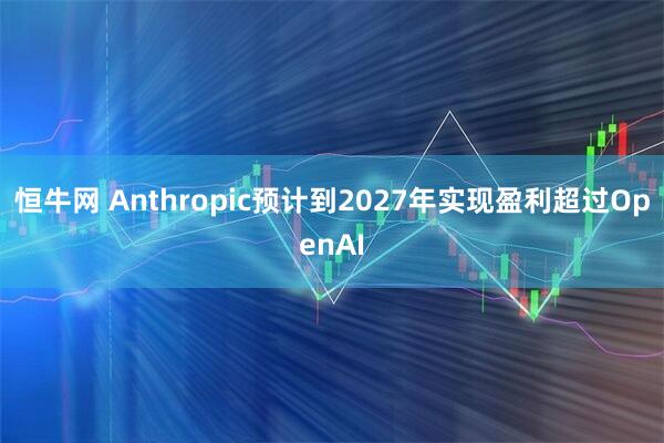 恒牛网 Anthropic预计到2027年实现盈利超过OpenAI